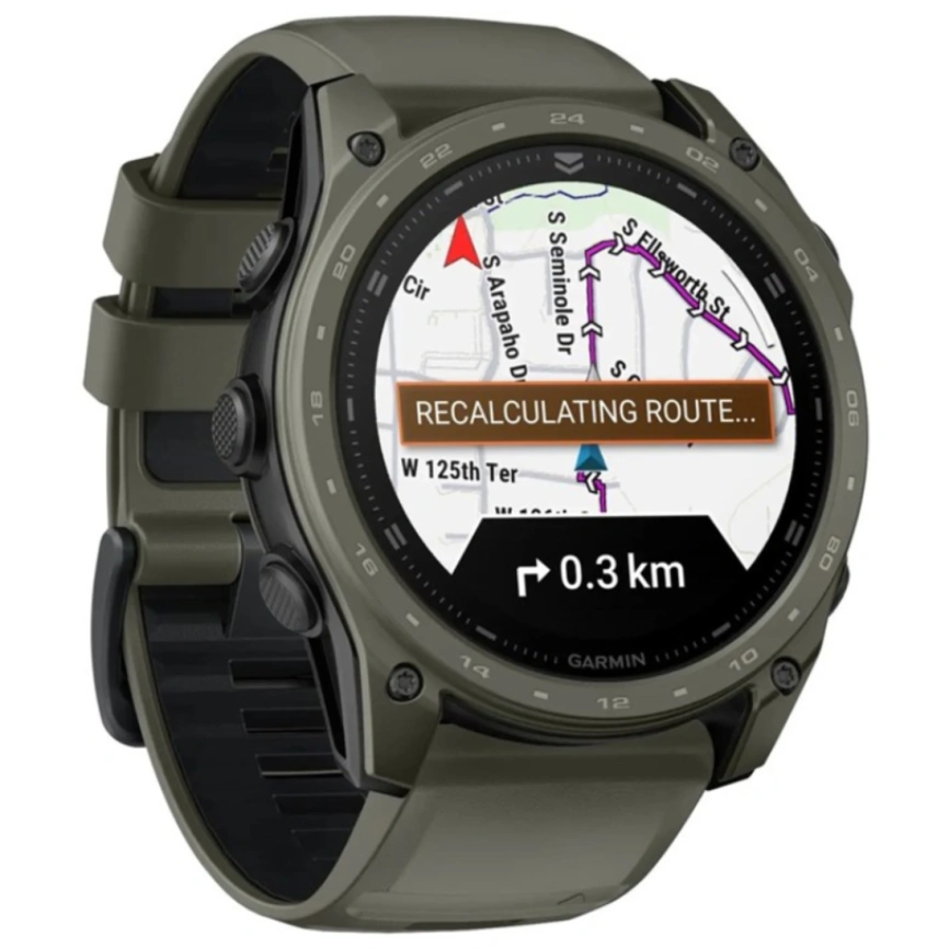 Смарт-часы Garmin Tactix 8 51mm Amoled Cerakote Ultralight Solver (010-04553-11) Olive Drab фото 2