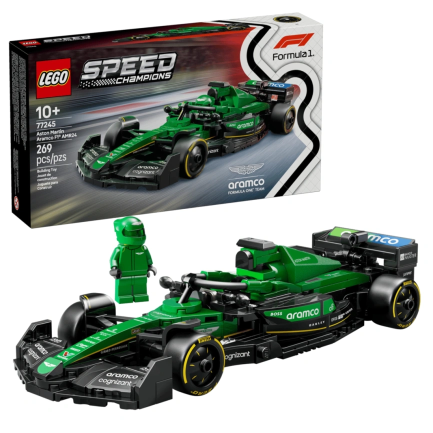 Конструктор LEGO Speed Champions Aston Martin Aramco F1 AMR24 Race Car 77245 фото 1