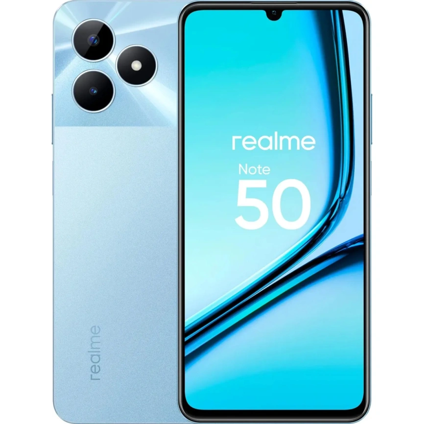 Смартфон Realme Note 50 3/64Gb Sky Blue фото 1