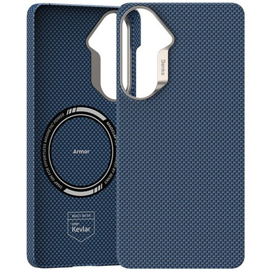 Чехол Benks ArmorTint Kevlar для Samsung Galaxy S26 Blue фото 2