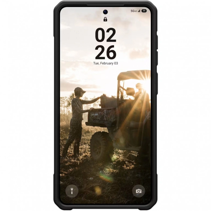 Чехол UAG Monarch Pro Kevlar Case with MagSafe для Samsung Galaxy S26 Plus Kevlar Black (214514113940) фото 2