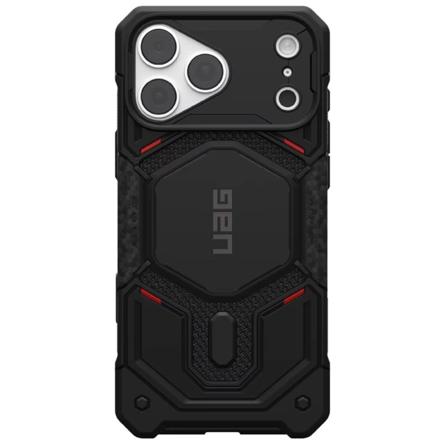 Чехол UAG MagSafe Monarch Pro для iPhone 18 Pro Max Kevlar-Black (114568113940) фото 1