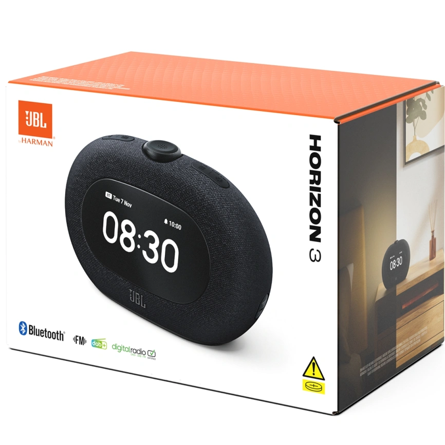 Беспроводная колонка JBL Horizon 3 Black (с FM приемником) фото 8