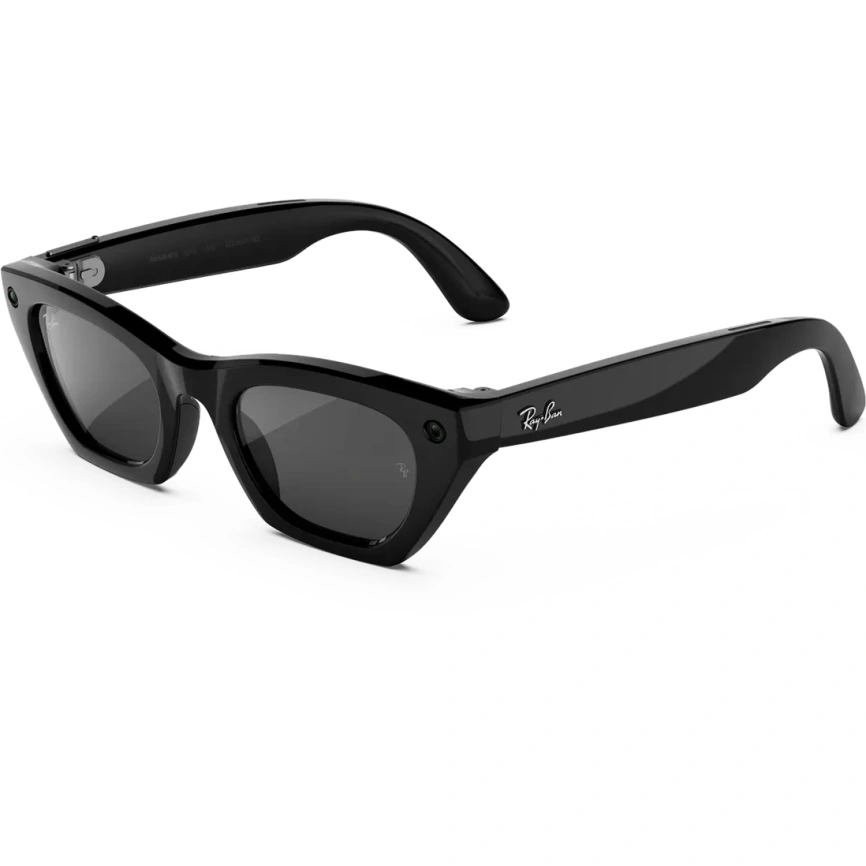Умные очки Ray-Ban Zena (Gen 3) Shiny Black Standard Grey фото 1