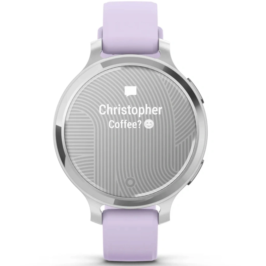 Смарт-часы Garmin Lily 2 Active (010-02891-01) Silver/Purple Jasmine Silicone фото 6