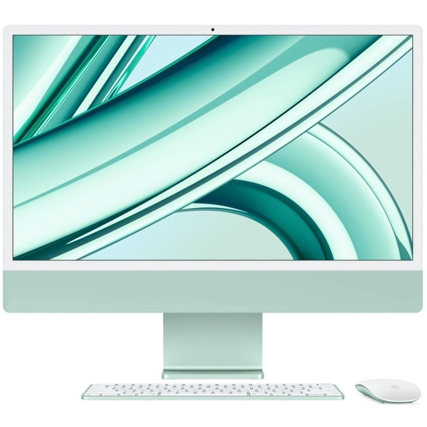 Моноблок Apple iMac (2023) 24 Retina 4.5K M3 8C CPU, 10C GPU/8GB/256Gb Green (MQRN3) фото 1