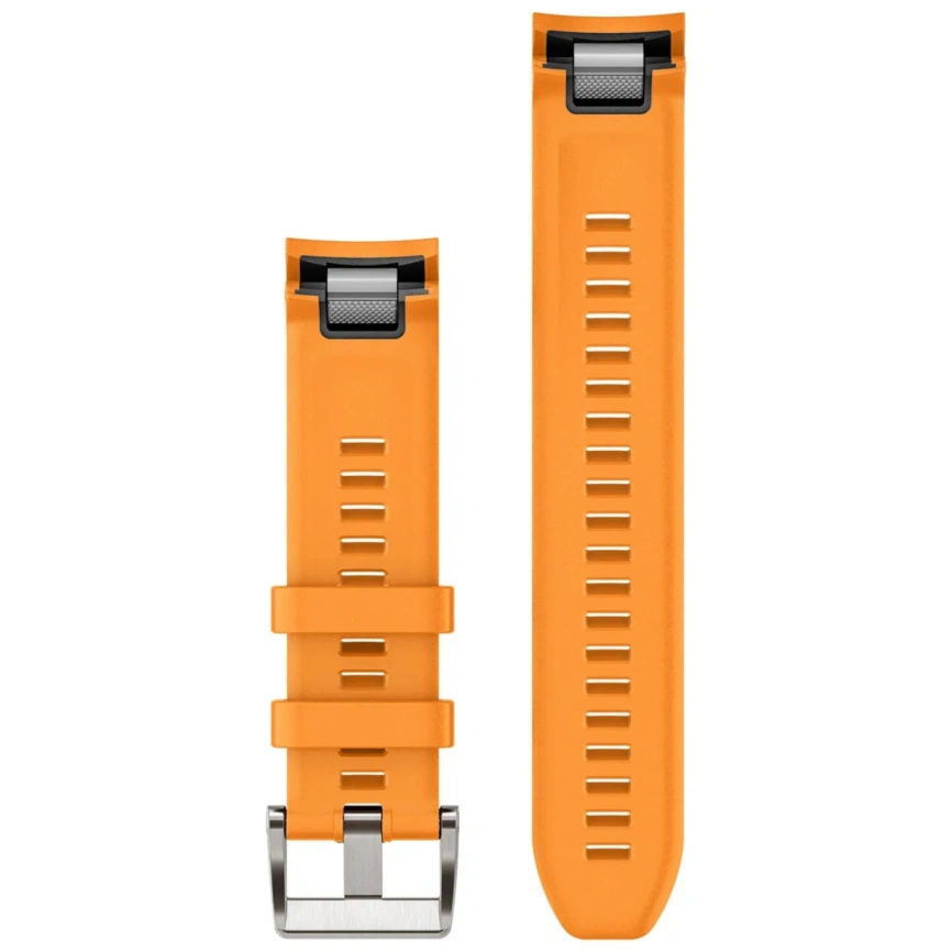 Ремешок Garmin Marq QuickFit Silicone Watch Band (010-13225-04) 22mm Spark Orange фото 2