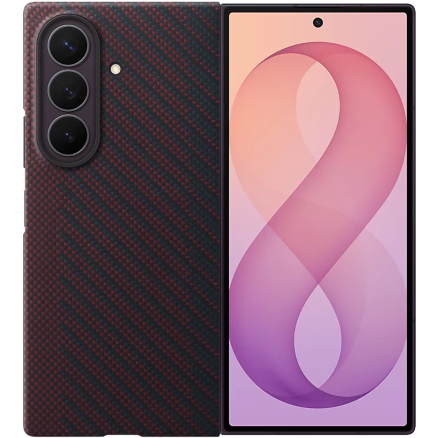 Чехол Samsung Carbon Magnet Case для Galaxy Z Fold8 Ultra Violet фото 1