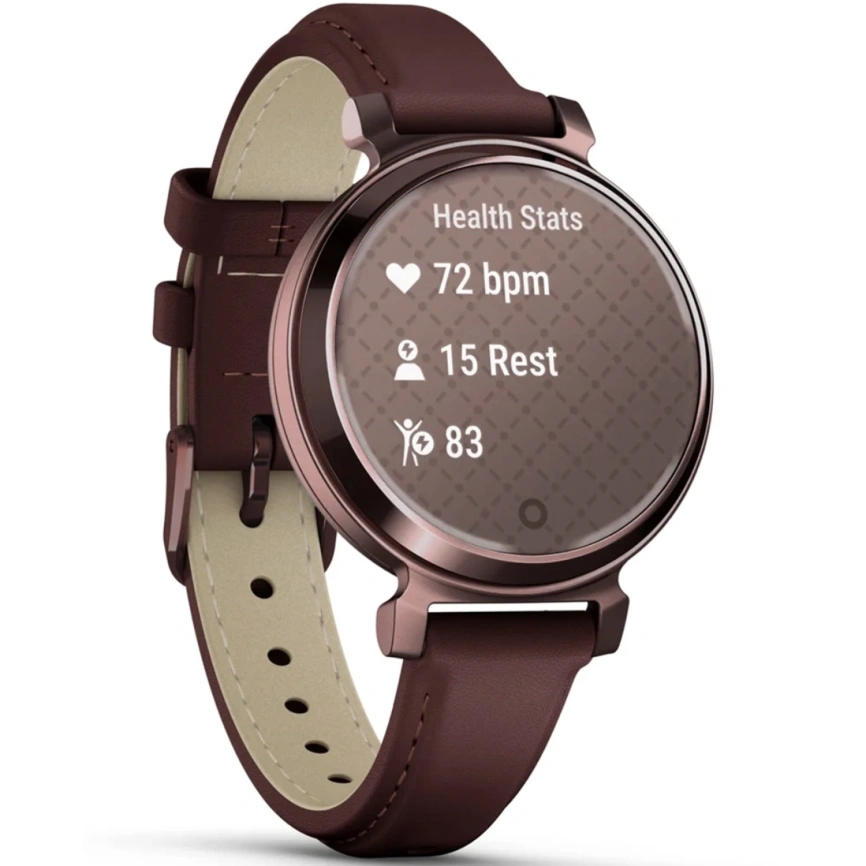 Смарт-часы Garmin Lily 2 Classic (010-02839-03) Dark Bronze Mulberry Leather Band фото 3