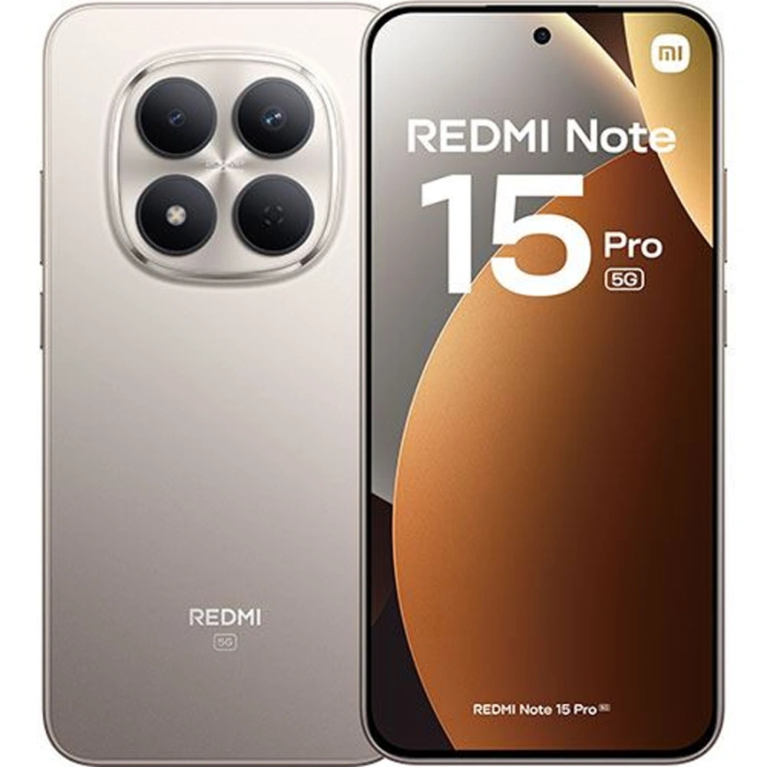 Смартфон Xiaomi Redmi Note 15 Pro 5G 12/512Gb Titanium Global Version фото 1
