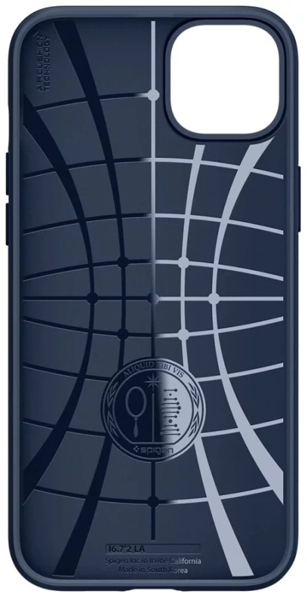 Чехол Spigen Liquid Air для iPhone 14 (ACS05038) Navy Blue фото 10