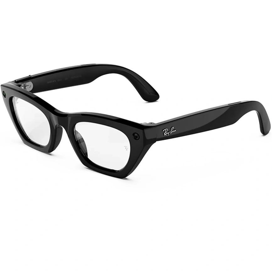 Умные очки Ray-Ban Zena (Gen 3) Shiny Black Standard Clear фото 1
