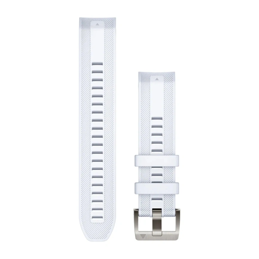 Ремешок Garmin Marq QuickFit Silicone Watch Band (010-13225-06) 22mm White Stone фото 1