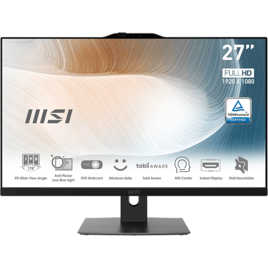 Моноблок MSI Modern AM272 12M-420XRU 27 FHD/ i5-1240P/16GB/512GB SSD (9S6-AF8211-420) Black фото 1