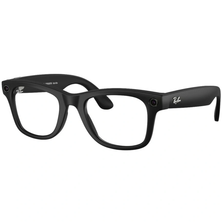 Умные очки Ray-Ban Wayfarer (Gen 2) Matte Black (RW4012) M Clear фото 1