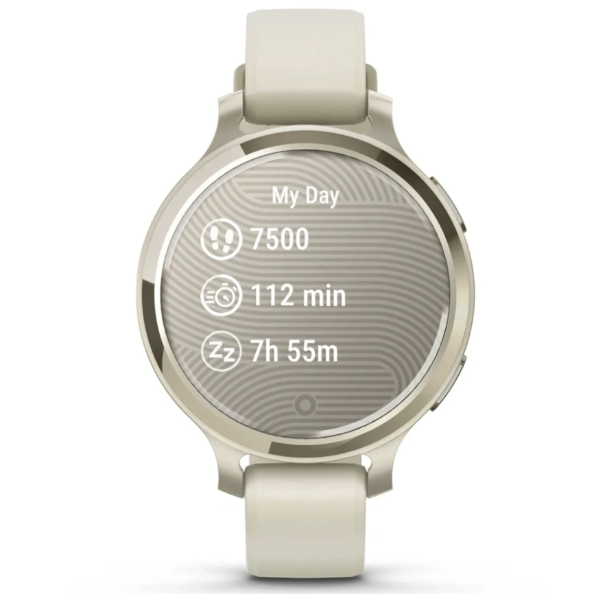 Смарт-часы Garmin Lily 2 Active (010-02891-00) Lunar Gold/Bone Silicone фото 5