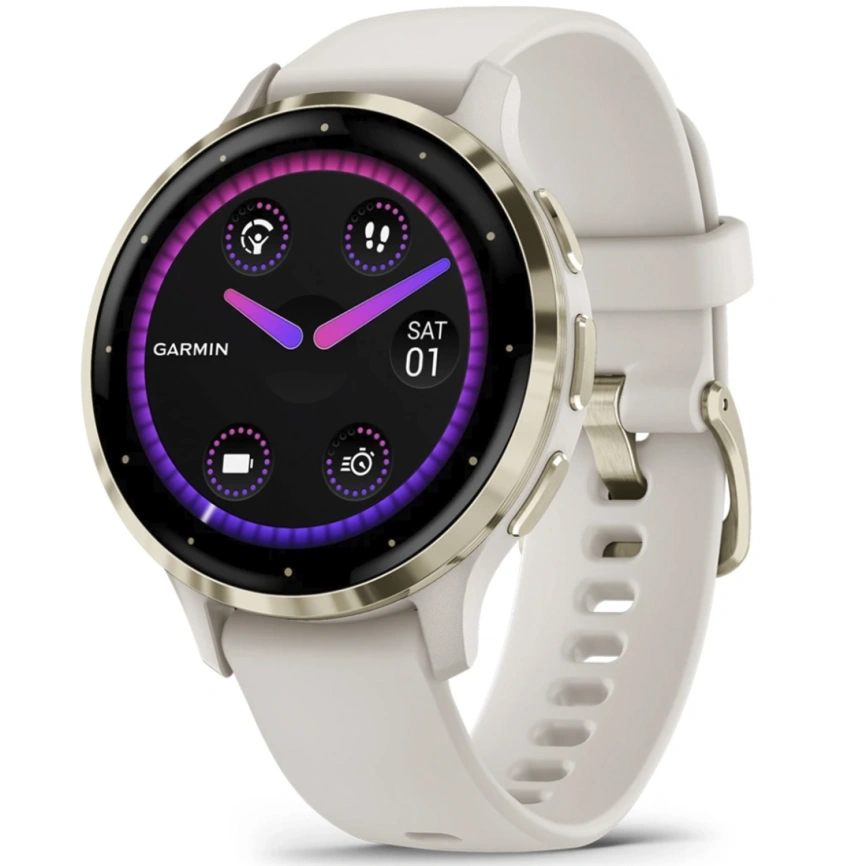 Умные часы Garmin Venu 3s (010-02785-04) 41mm Ivory фото 1
