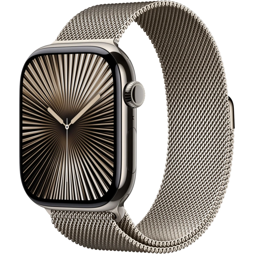 Ремешок Apple Watch 46mm Natural Milanese Loop M/L (MXMQ3) фото 3