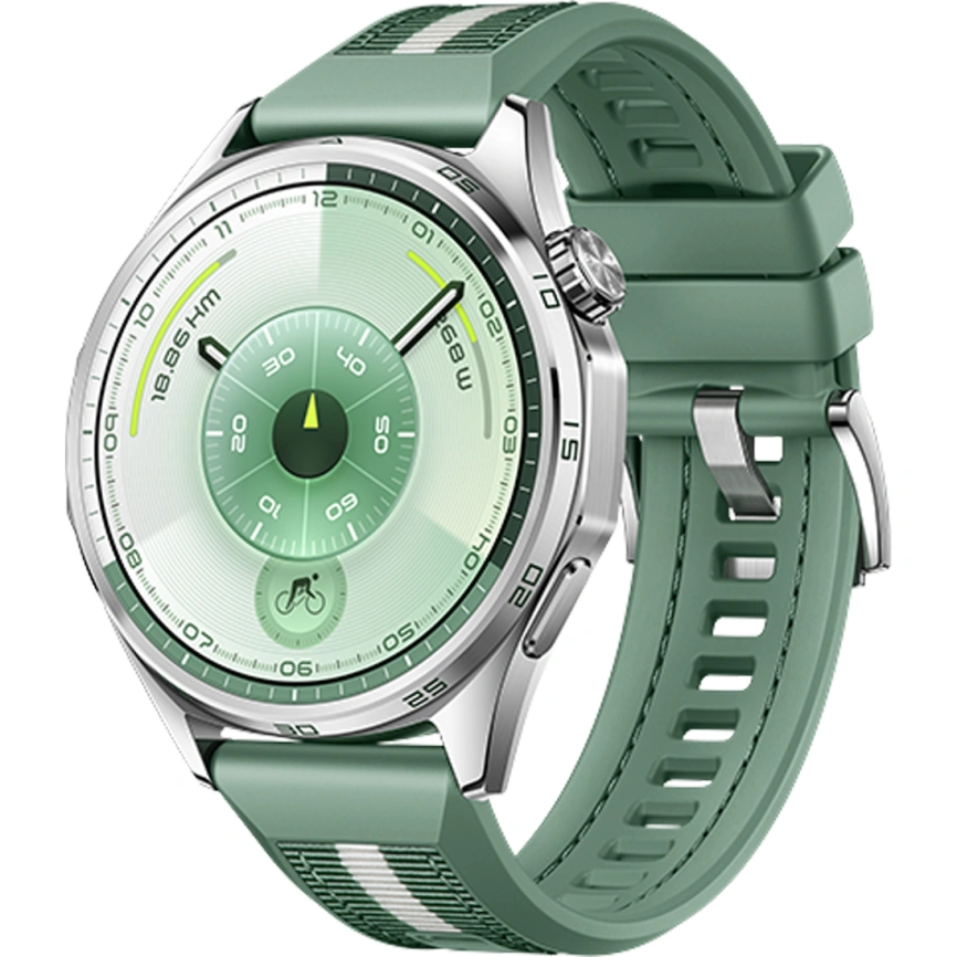 Смарт-часы Huawei Watch GT 6 46mm Green/Green Woven (55020FWD) фото 1