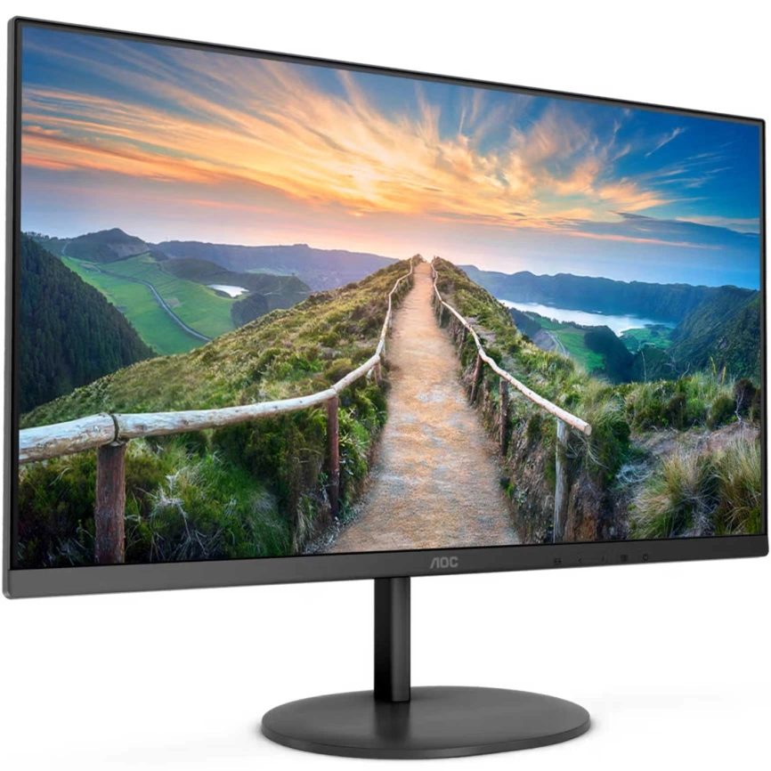 Монитор AOC 24" Q24V4EA IPS Black фото 3