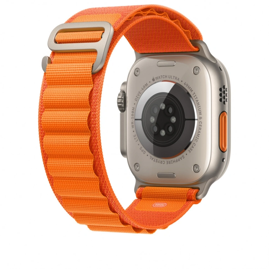 Ремешок Apple Watch Ultra 49mm Orange Alpine Loop S фото 1