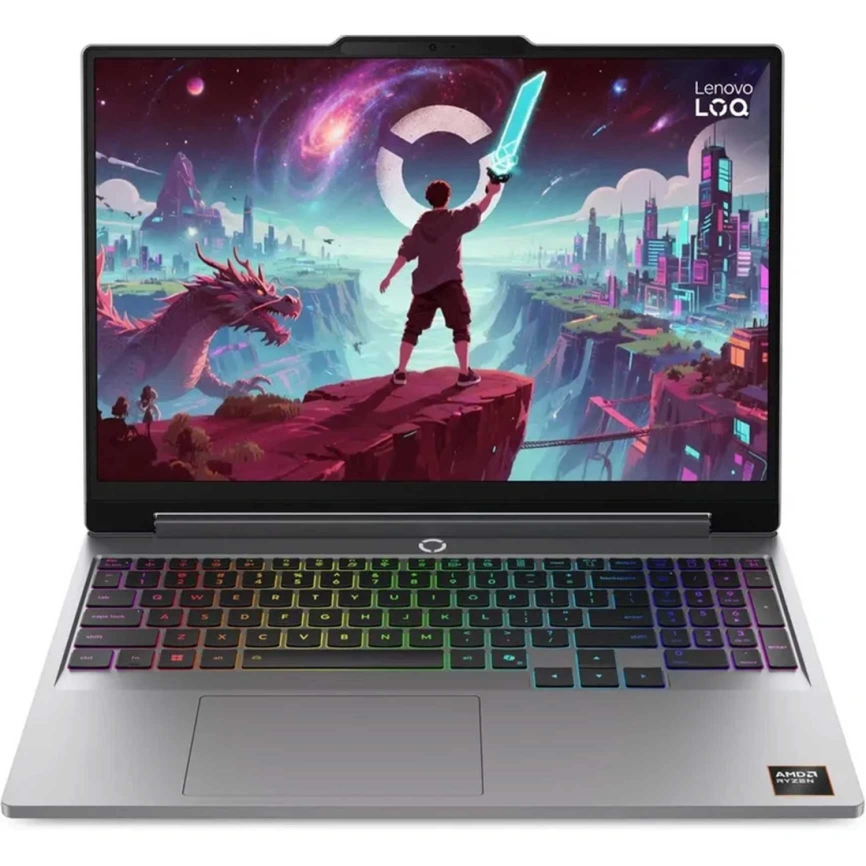 Ноутбук Lenovo LOQ 15AHP11 15.6 IPS/ R7-250/16GB/512GB SSD (83TN003FPS) Luna Grey фото 2