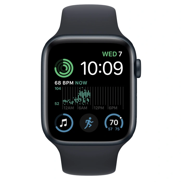 Смарт-часы Apple Watch Series SE GPS 44mm Midnight Sport Band (MNK03) фото 2