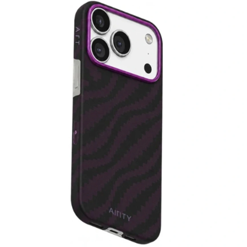 Чехол Airity Bamboo Shadow Aramid Fiber Case iPhone 18 Pro Purple фото 1