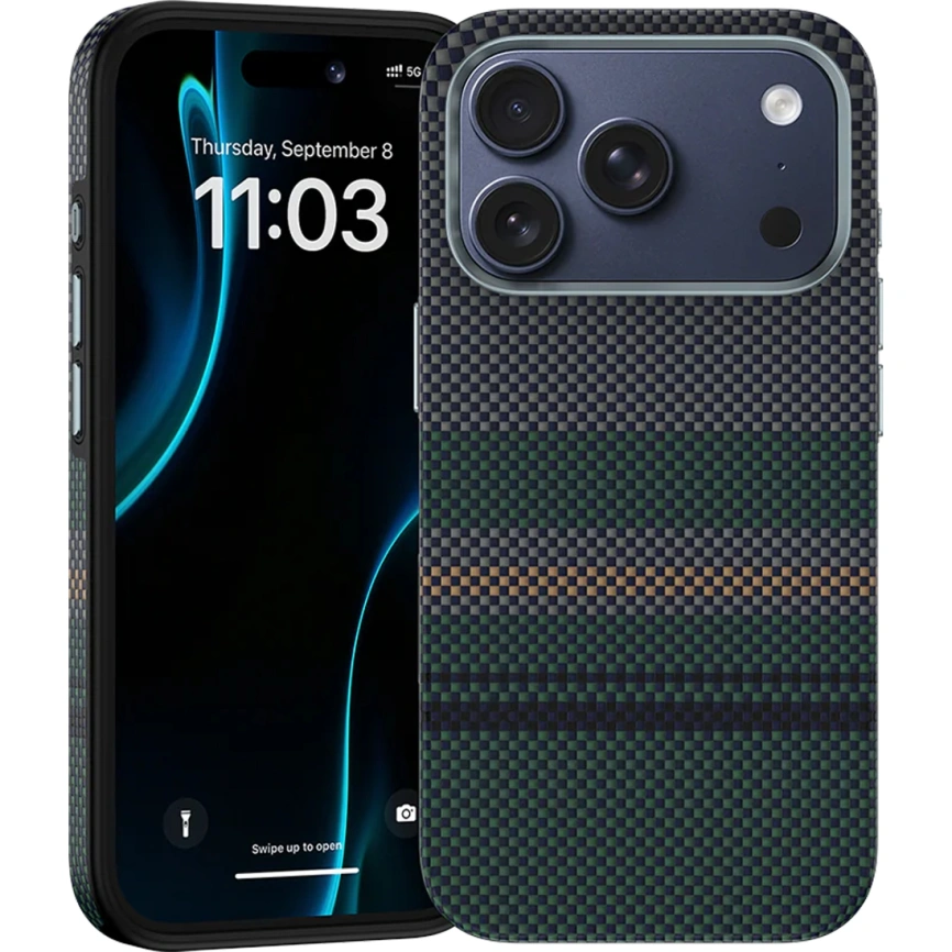 Чехол Benks ArmorPro Case built with Kevlar для iPhone 17 Pro Aurora фото 3