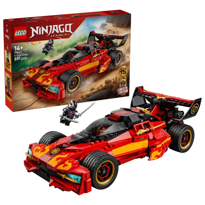 Конструктор LEGO NINJAGO X-1 Ninja Charger 15th Anniversary 71867 фото 1