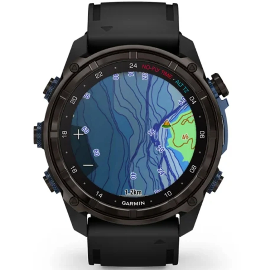 Спортивные часы Garmin Descent MK3i 51mm ( 010-02752-11) Carbon Gray DLC Titanium with Black фото 6