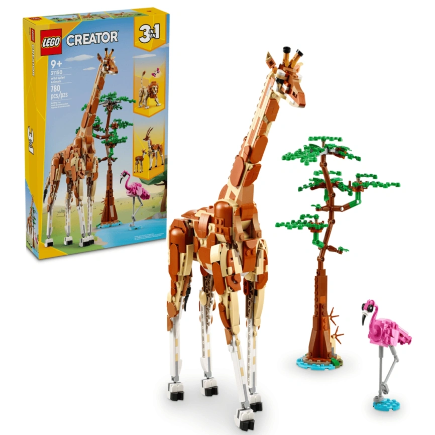 Конструктор LEGO Creator Wild Safari Animals 31150 фото 2