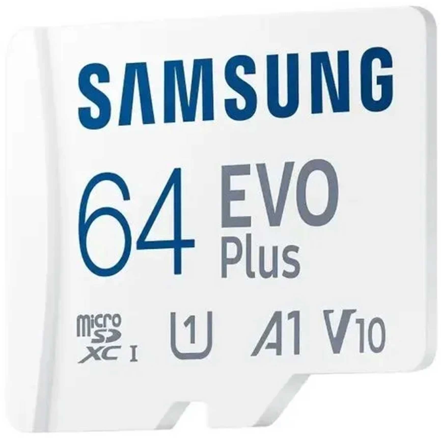 Карта памяти Samsung Micro SecureDigital 64Gb SDXC Samsung Evo Plus class10 UHS-I U3 (MB-MC64SA) фото 4