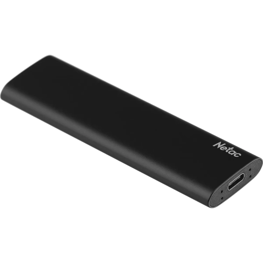 Внешний SSD накопитель Netac NT01ZSLIM-002T-32BK USB-C Black фото 4
