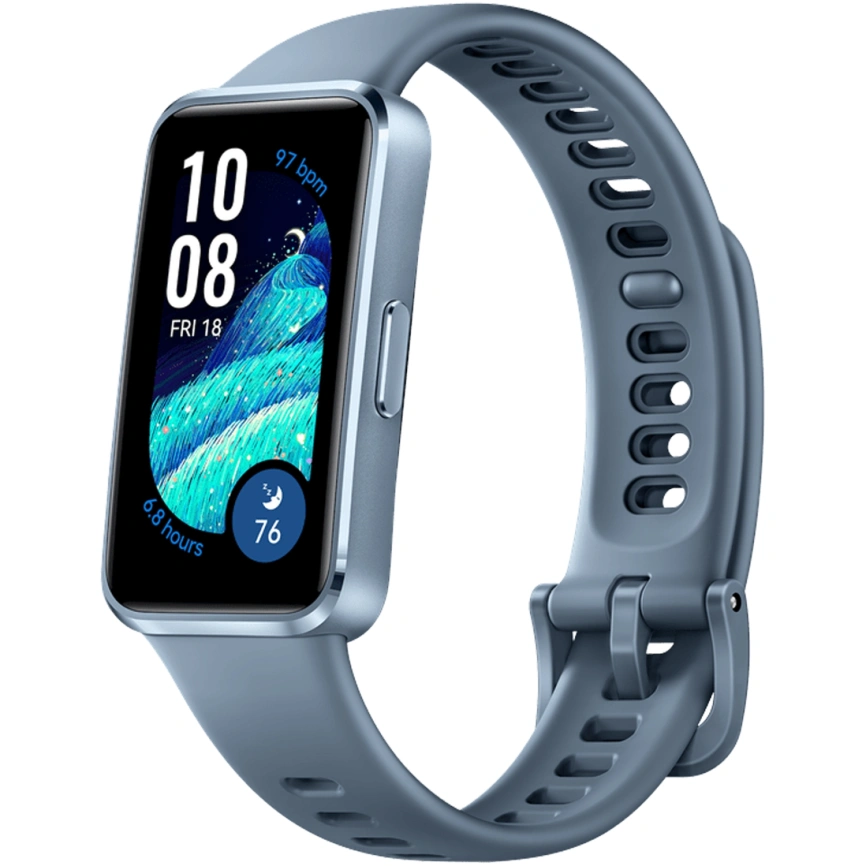 Фитнес-браслет Huawei Band 10 Aluminum Alloy Blue (55020ELA) фото 1