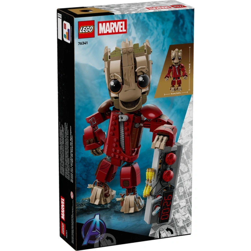 Конструктор LEGO Marvel Super Heroes Groot in Ravager Jumpsuit 76341 фото 4