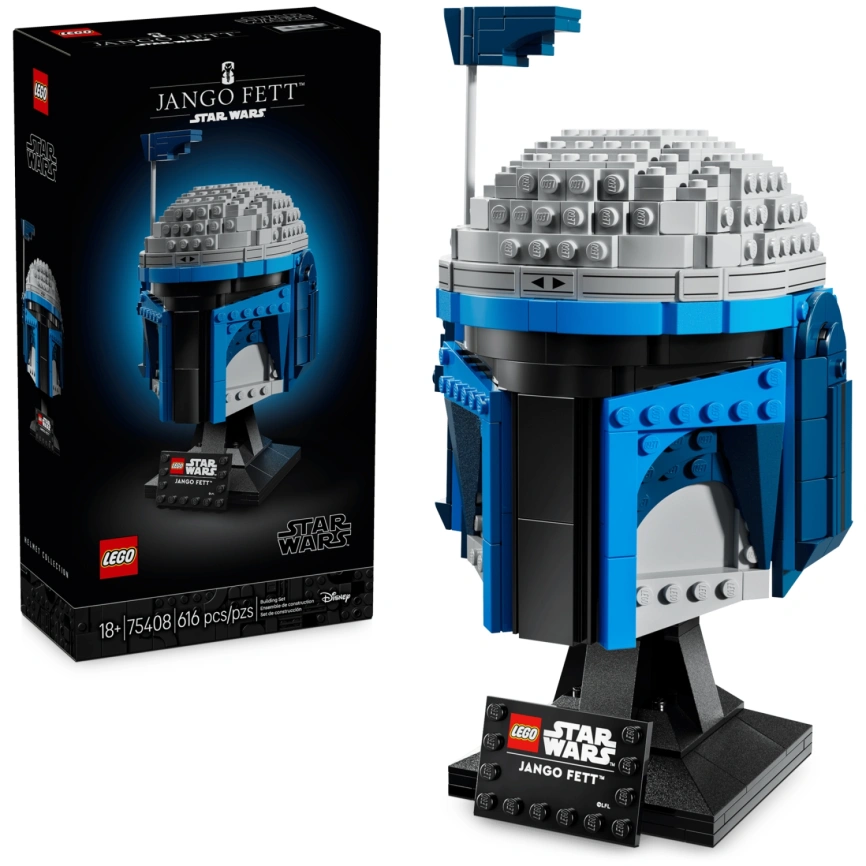 Конструктор LEGO Star Wars Jango Fett Helmet 75408 фото 1