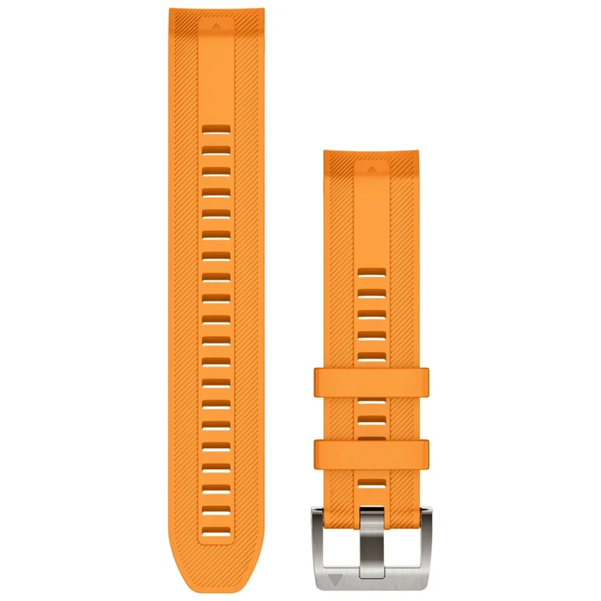 Ремешок Garmin Marq QuickFit Silicone Watch Band (010-13225-04) 22mm Spark Orange фото 1