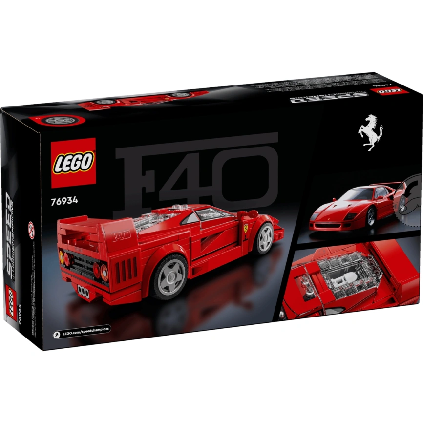 Конструктор LEGO Speed Champions Ferrari F40 Supercar 76934 фото 7