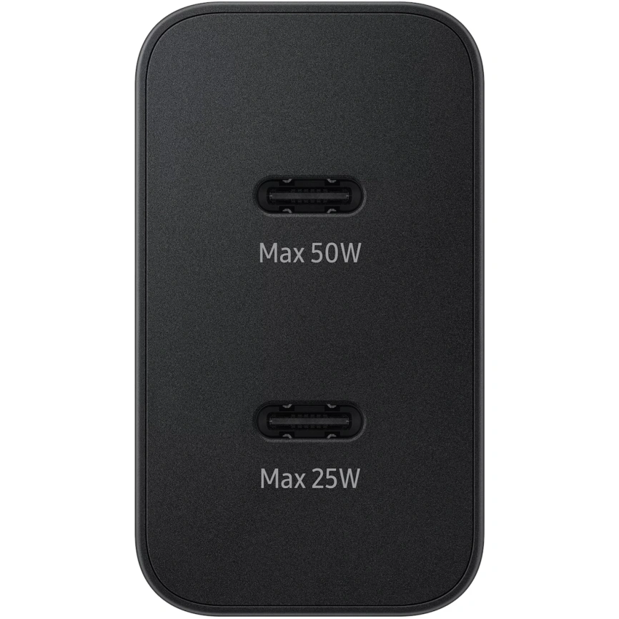 Сетевое зарядное устройство Samsung 50W USB-C/USB-C EP-T5020 + Cable Black фото 2