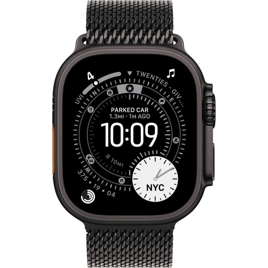 Смарт-часы Apple Watch Ultra 3 (2025) 49mm Black Titanium Case with Black Titanium Milanese Loop L фото 3
