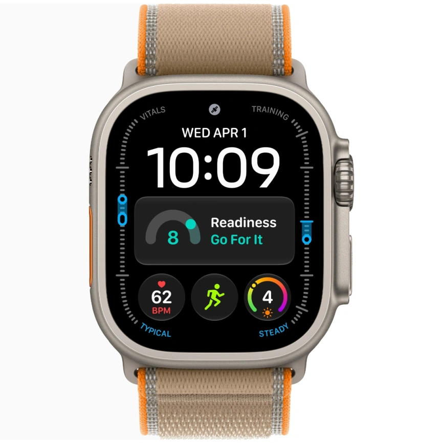 Смарт-часы Apple Watch Ultra 4 (2026) 49mm Natural Titanium Case with Sand Trail Loop S/M фото 3
