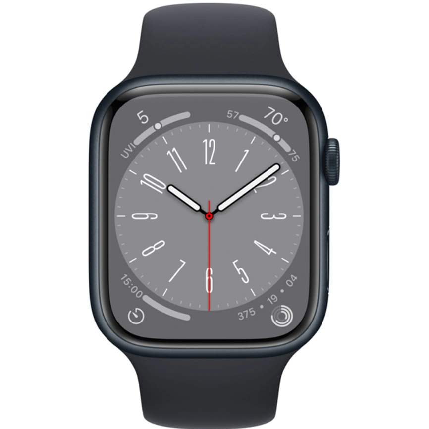 Смарт-часы Apple Watch Series 8 GPS 45mm Midnight/Black Sport Band фото 2