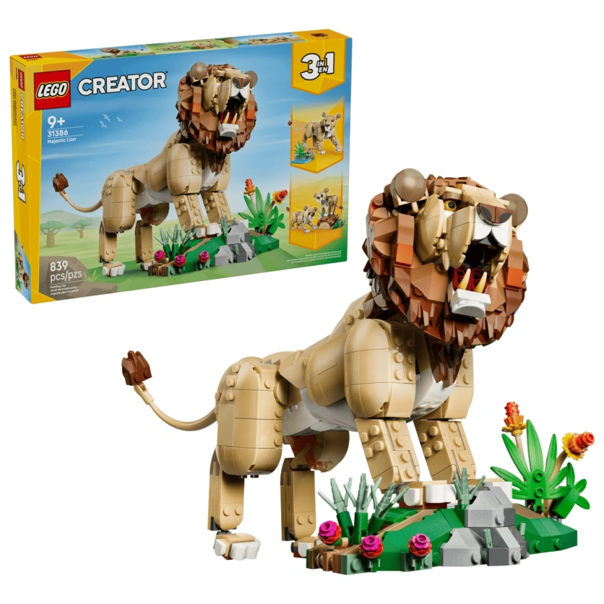 Конструктор LEGO Creator Wild Animals: Magestic Lion 31386 фото 2