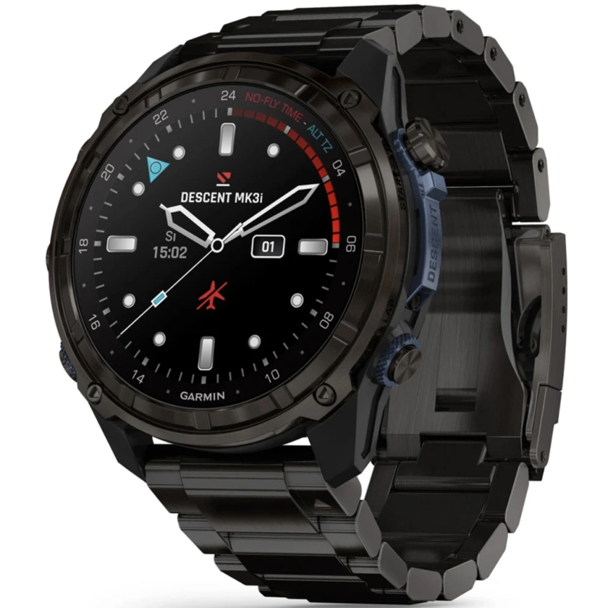 Спортивные часы Garmin Descent MK3i 51mm (010-02752-14) Carbon Gray DLC with Titanium фото 1