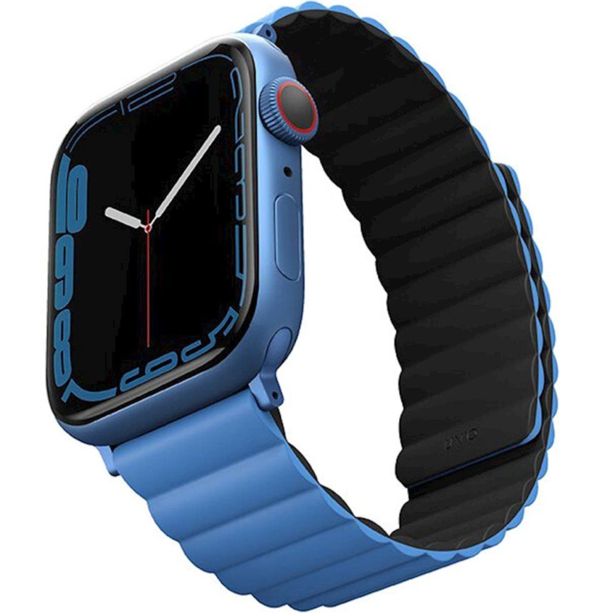 Ремешок Uniq Revix reversible Magnetic для Apple Watch 38/40/41 Blue/Black фото 9