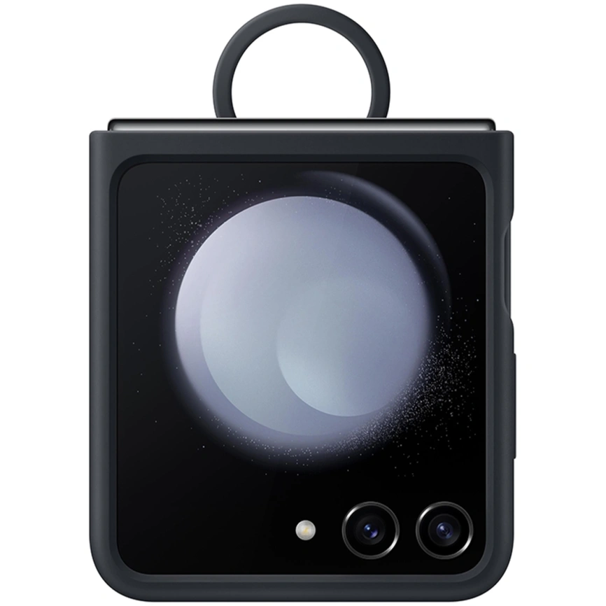 Чехол Samsung Series для Galaxy Z Flip 5 Silicone Case with Ring Indigo фото 4