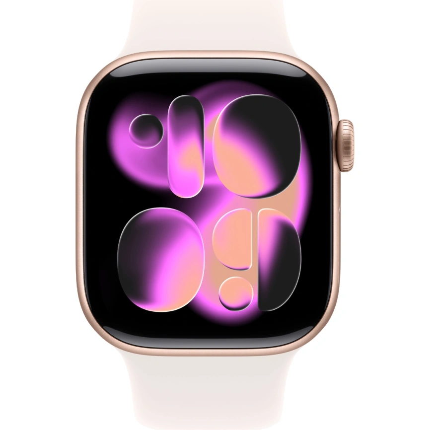 Смарт-часы Apple Watch Series 11 46mm Rose Gold Aluminium Case with Light Blush Sport Band S/M фото 3