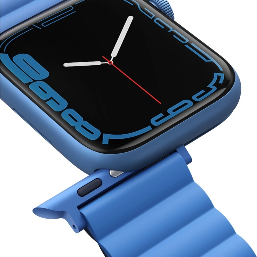 Ремешок Uniq Revix reversible Magnetic для Apple Watch 38/40/41 Blue/Black фото 5