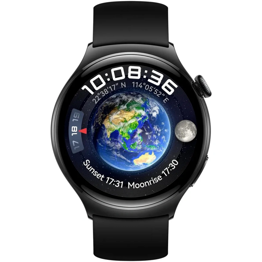 Смарт-часы Huawei Watch 4 46mm Black Elastomer Archi-L19F (55020APA) фото 2